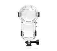 Carcasa de buceo a prueba de golpes para cámaras de acción 360, tecnología de sellado de silicona líquida, lente revestida, carcasa impermeable de silicona líquida