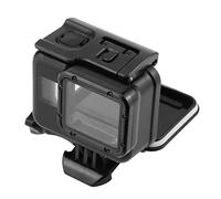 Carcasa de buceo de 45 m bajo el agua + cubierta de puerta trasera táctil y tornillo de montaje para cámaras 5, 6, 7, carcasa exterior negra
