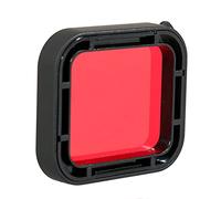 Carcasa de buceo subacuático, filtro de lente rojo, cubierta protectora de repuesto para GoPro Hero 5 6