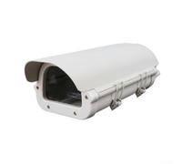 Carcasa de cámara de seguridad para exteriores, aleación de aluminio, resistente a la intemperie, impermeable, fácil instalación, alta transmisión de luz, imagen clara, diseño elegante para vigilancia