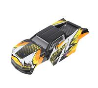 Carcasa de Carrocería de Coche RC 1/16, Piezas de Repuesto de Carcasa Naranja de PVC con Ajuste Preciso para SCY 16102PRO