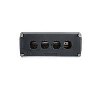 Carcasa de casete de 4 agujeros 22 mm gris IP65 XALD04 Harmony