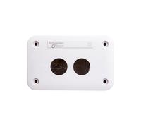 Carcasa de cassette 2 agujeros 22 mm gris IP54 XALE2 Harmony