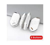 Carcasa de control remoto inteligente para Kia Carnival EV9 Picanto GT Line (cubierta blanca de 8 botones) para