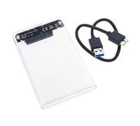 Carcasa de disco duro de 2.5 pulgadas USB 3.0 a SATA3.0 para disco duro externo para disco duro externo SSD de 7 mm/9.5 mm de 2.5 pulgadas