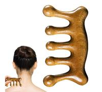 Carcasa de Disco Duro | Herramienta De Masaje Y Cuidado Capilar AntiEstático De Sándalo Natural,Peine Masajeador Para Cuero Cabellado De Madera - Para Cuello Hombros Manos Molletas Muslos Relajación