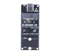 Carcasa de disco NVMe de estado sólido de 20 Gbps, USB 3.2 Gen2x2 2230/2242, placa base, adaptador USB C para PC de escritorio NVMe