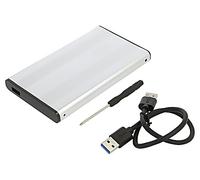 Carcasa de discos duros 51871: 2,5" PnP SATA III, USB 3.0 aluminio QOLTEC
