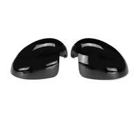 Carcasa de Espejo Compatible Con Mini Para R55 Para R56 2007-2013 Para R57 2009-2014 Coche Par Puerta Lateral Guardabarros Retrovisor Cubierta Tapa Repuesto(Glossy Black)