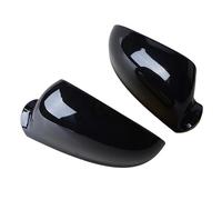 Carcasa de espejo retrovisor Cubierta del espejo retrovisor ala lateral Protector para Golf para Rabbit para Jetta MK5 para GTI para Passat EOS Sharan B6 B5.5(Glossy Black)