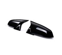 Carcasa de Espejo Retrovisor Para 1 2 3 4 Serie F20 F30 F31 F32 F36 | Para UP 320i 328i 330d 335i M3 M4 Look Style Cubierta De Espejo De Fibra De Carbono(Bright black)