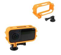 Carcasa de Expansión para Insta360 X6, Marco Protector con Montura de Zapata Fría (Horizontal, Naranja)