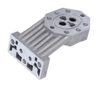 Carcasa de Fundición de Bomba Hidráulica para Partidor de Troncos, Soporte de Repuesto de Aluminio para Partidor de Madera Eléctrico con Sellos, Universal para Titan, Clarke,