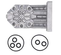 Carcasa de fundición para bomba de astilladora, repuesto universal para astilladora eléctrica hidráulica de madera, soporte de bomba de aleación de aluminio compatible con los mode