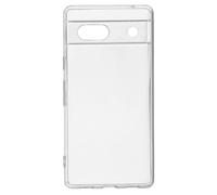 Carcasa de gel de silicona fina y flexible Google Pixel 7a Transparente