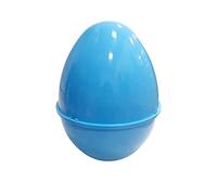 Carcasa de huevo vacía de plástico Pascua Sorpresone azul