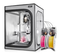 Carcasa de Impresora 3D Compatible with Bambu Lab A1/A1 Mini-Cubierta para Impresora 3D Ignífuga, Antipolvo, con Control Temperatura Constante, Reducción de Ruido with Luz LED AMS 520 * 600 * 700mm