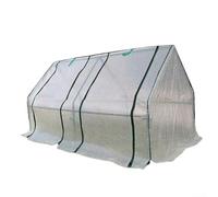 Carcasa de invernadero portátil para cama de jardín elevada, para mini cubierta de invernadero con cremallera, protector de plantas de PVC PE, túnel de plantas resistente a la intemperie, extensor de
