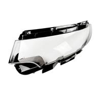 Carcasa de la pantalla de la lámpara Pantalla de faro transparente cubierta de lente carcasa de lámpara negra para Edge 2009 2012(Left Side)