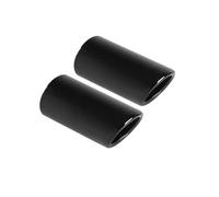 Carcasa de la Punta de Escape Tubo de escape de acero inoxidable Para Vw Para Beetle 2012-2018, silenciador con Cat-back.(Black for 2)