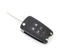 Carcasa de Llave 5 Botones Flip Key Fob Case Shell Cover Reemplazo para Camaro 2010-2013