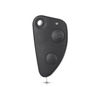 Carcasa De Llave Coche Plegable con Tapa De 2/3 Botones para Alfa para Romeo 147 156 166 GT Funda De Llave Estilo Repuesto Autopartes(2 Buttons)