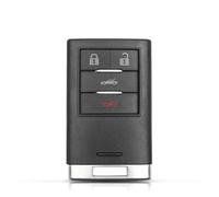 Carcasa De Llave De 4 Botones para Cadillac CTS XTS DTS SRX 2008 2009 2010 2011 2012 2013(4 Buttons)