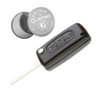 Carcasa de llave de coche Jongo llave para Citroen C4 Picasso y Grand C4 Picasso con pila Maxell CR1620