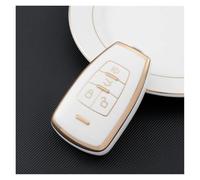 Carcasa de Llave de Coche para Baic BJ40 Plus EX5 EU5 EC5 BJ80 Stmart Key Accesorios De Coche TPU Phnom Penh Funda para Llave De Coche(White)