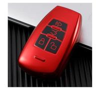 Carcasa de Llave de Coche para BAIC EU5 D50 BJ40 DJ80 TPU Coche 4 Botones Funda De Llave Remota Funda para Llave Fob Shell Titular Protector Accesorios(Red Key Case)