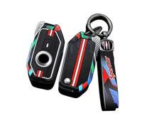 Carcasa de Llave de Motocicleta CNC para BM@&W 1200GS ADV RS XR 750GS K1200S R1200R K1600GTL K1200R R1200RT R1200GS K1600B F800GS Funda Metálica para Llave A Distancia(Rope Shell x1-a-2)