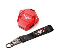Carcasa de Llave de Motocicleta CNC para Moto Morini X Cape 650 X 2022 2023 para Motocicletas CNC Llavero Funda para Llaves Carcasa Llavero(Combo Red-Morini)