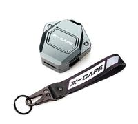Carcasa de Llave de Motocicleta CNC para Moto Morini X Cape 650 X 2022 2023 para Motocicletas CNC Llavero Funda para Llaves Carcasa Llavero(Combo Grey-Xcape)