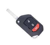 Carcasa De Llave Plegable De 2/3/4 Botones para Jeep para Wrangler para Rubicon para Sahara JK JL 2018 SIP22 Y para Blade(3 Buttons)
