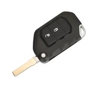 Carcasa De Llave Plegable para Jeep para Wrangler para Rubicon para Sahara JK JL 2018 SIP22 Y para Blade De 2/3/4 Botones.(2 Buttons)