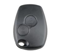 Carcasa de Llave sin Hoja Compatible con Renault Clio,Twingo,Megane,Laguna, Kangoo y Dacia Logan, Sandero, Duster, Lodgy, Mando a Distancia Coche con zócalo Pila (2 Botones, 9x3mm)
