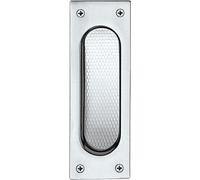 Carcasa de Mango Acero Inoxidable Mate, Con Orificios de Tornillos,120x40mm