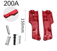 Carcasa de mango de soldadura de nailon rojo, paquete de 1, para equipos de soldadura Panasonic de doble escudo, diseño antiquemaduras, resorte de gatillo incluido, pieza de repuesto de soldadura