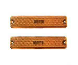 Carcasa de marcado lateral frontal amarillo para Jeep para wrangler para yj | Para jeep para wrangler para yj 1987-1995, marcador lateral delantero, color amarillo, fácil visibilidad en el tráfico