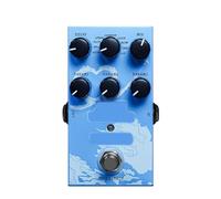 Carcasa de metal con efecto de reverberación de modelado digital con 9 modos de selección de reverberaciones de guitarra eléctrica, pedal de reverberación digital