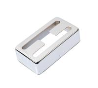 Carcasa de metal para guitarras pastillas, repuesto en forma de H guitarras humbucker pastillas cubiertas para accesorios de guitarra eléctrica, accesorios de guitarra eléctrica