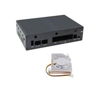 Carcasa de metal para placa de desarrollo de plátanos, funda protectora superior, ventilador de refrigeración opcional, carcasa de computadora