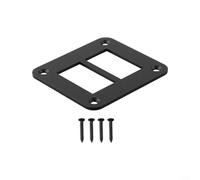 Carcasa de panel de interruptor basculante en aluminio que ofrece compatibilidad con diferentes tipos de vehículos, desde coches hasta caravanas (2 vías)