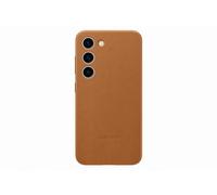 Coque en cuir pour Samsung Galaxy S23 5G Beige