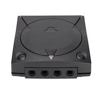 Carcasa de Repuesto para Dreamcast DC, Funda Protectora de plástico Negro amortiguadora de Impactos para la Consola, con Tapa Superior e Inferior y Soporte para el Mando,