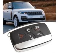 Carcasa de repuesto para llave de 5 botones para Land Rover LR4 para Range Rover Sport Evoque ABS y construcción de metal, se adapta a varios años de modelo