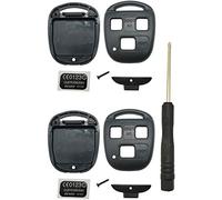 Carcasa de repuesto para llave de control remoto de entrada sin llave, compatible con Lexus ES GS GX IS LS LX RX SC Key Fob Cover Case