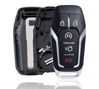 Carcasa de repuesto para llavero de Ford Edge Explorer Fusion Titanium Mustang Lincoln MKZ MKC MKX 2015 2016 2017 2018 2019 2020 M3N-A2C31243300 sin llave para control remoto