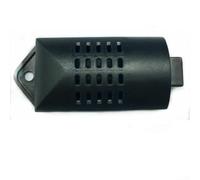 Carcasa de sensor con placa de montaje, caja de conexiones de plástico compacta para sensor de temperatura y humedad, carcasa resistente a la intemperie, fácil instalación, 59 x 26,4 x 13,7 mm, color