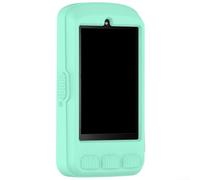 Carcasa de silicona a prueba de golpes diseñada específicamente para Wahoo ELEMNT que garantiza la seguridad del dispositivo con un volumen mínimo (blanco)